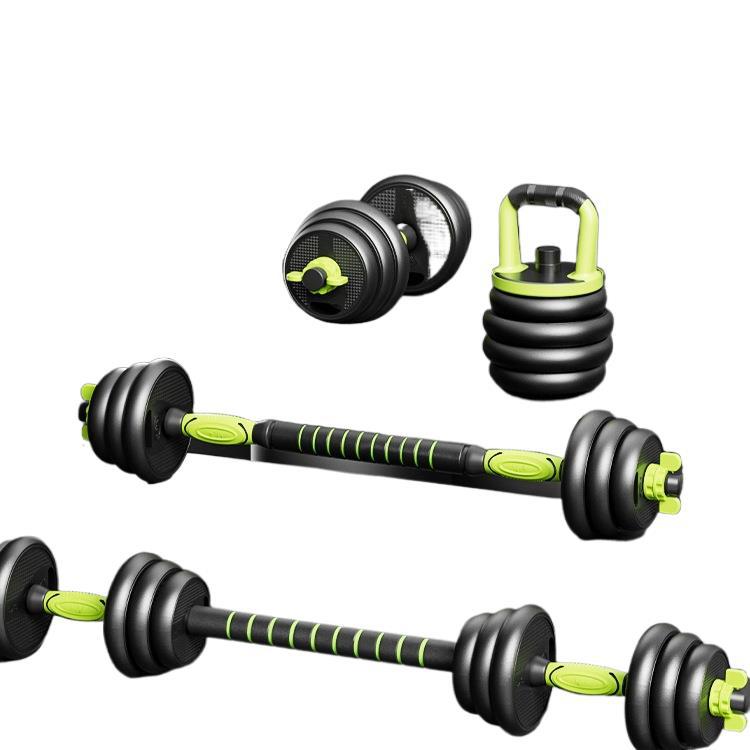 Crossfit No Equipment - クロスフィットラバーコーティングジム機器ウェイトダンベル20kgセット調整可能ダンベル