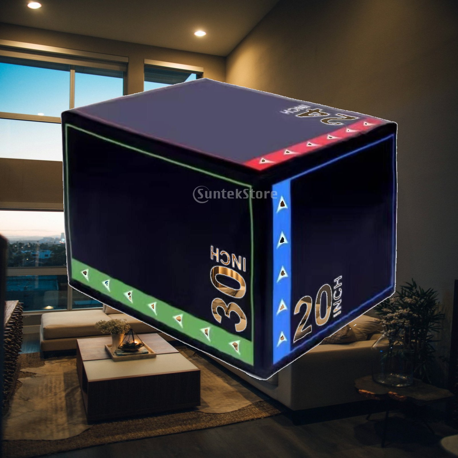 Box Jump Plyo - ソフトプライオジャンプボックス、衝撃吸収フォーム製プライオメトリックジャンプボックス、耐久性があり、クロスフィッター、ホームジム、フィットネススタジオに最適