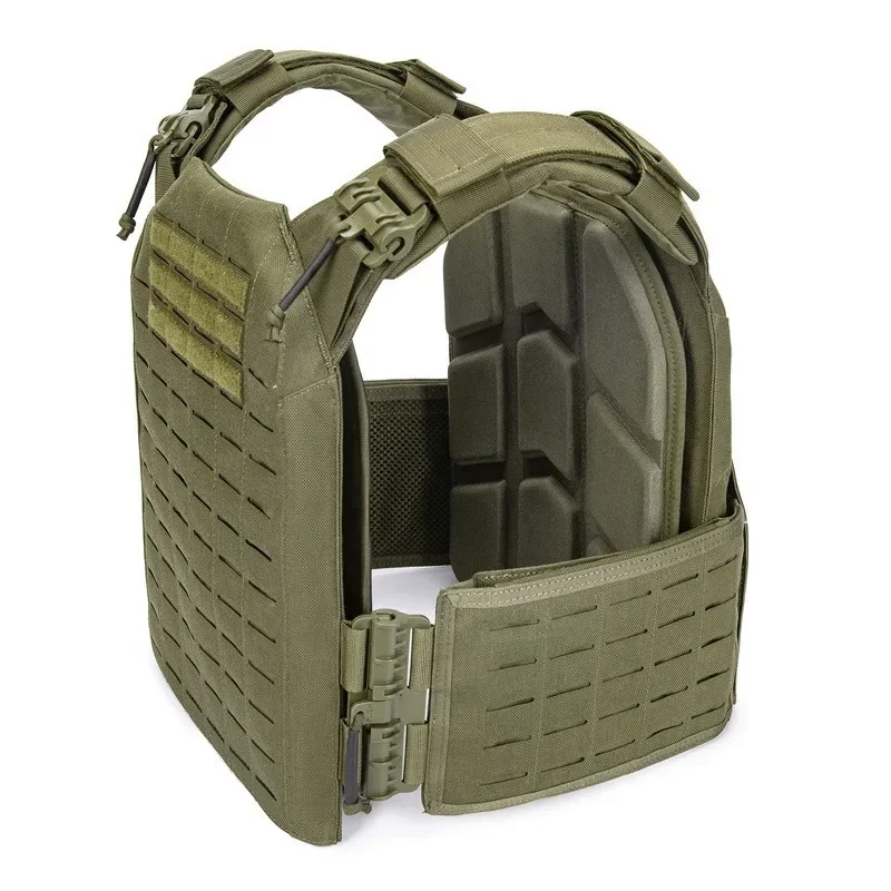 Crossfit Vest - 衝撃吸収性のある取り外し可能な成形タクティカルベストパッド 26x33cm ペイントボールゲームベスト タクティカルプレートキャリアクッション