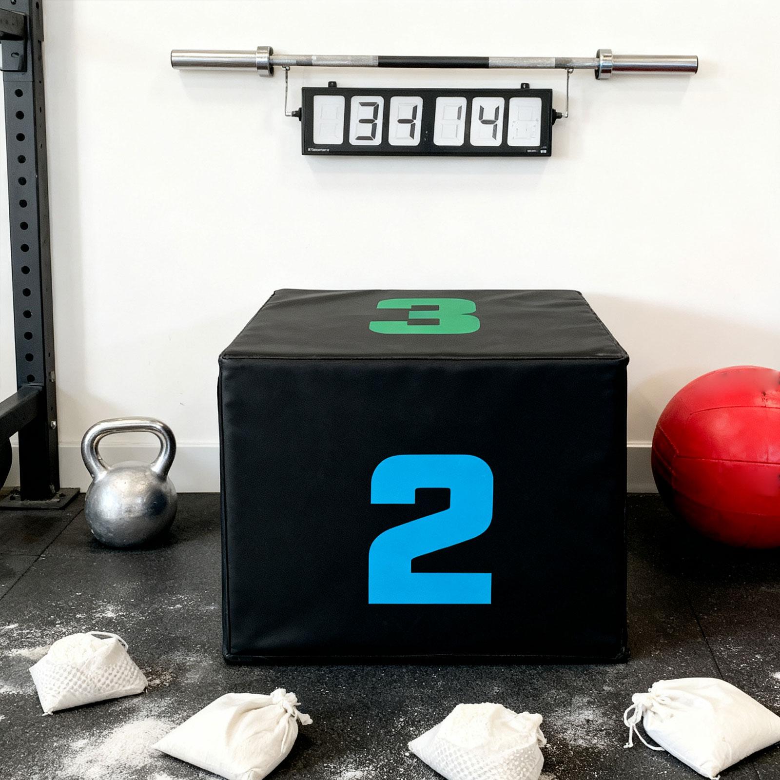 PVC製プライオメトリックジャンプボックスステッププラットフ - Box Jump Plyo のレビューと価格