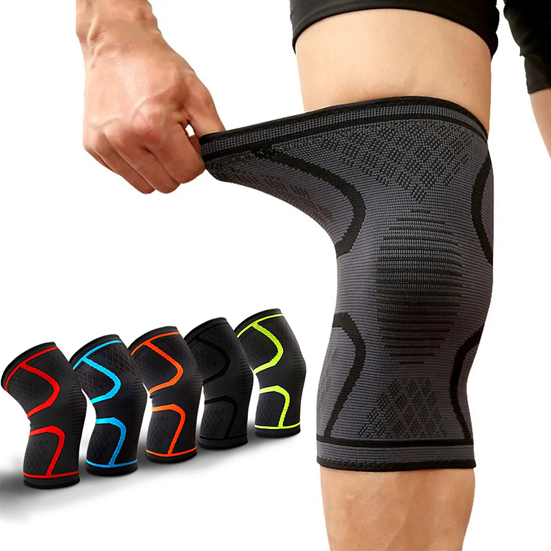 1PC メンズフィットネスランニングサイクリング膝サポーター - Knee Sleeve Pair のレビューと価格