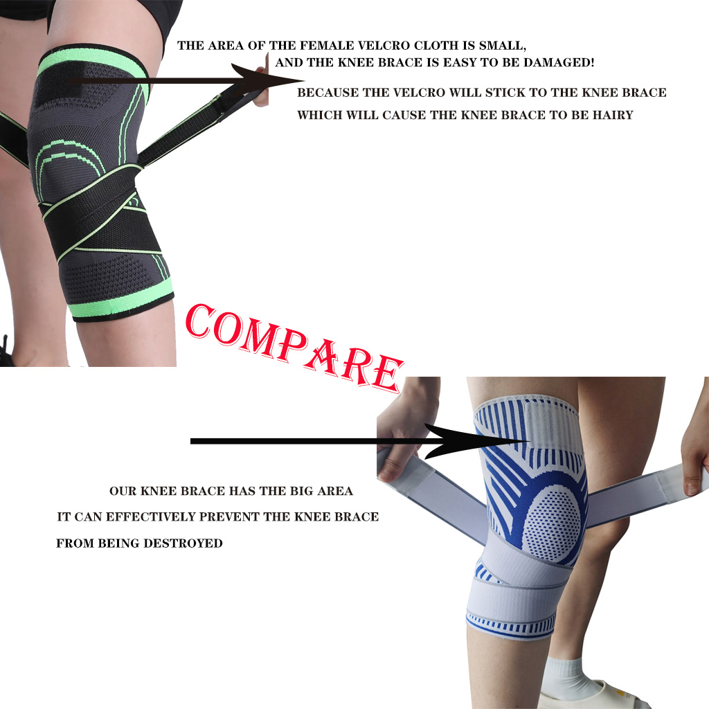 1PC 男性圧縮スポーツクロスフィット膝パッドフィットネスギ - Crossfit Fitness Gear のレビューと価格