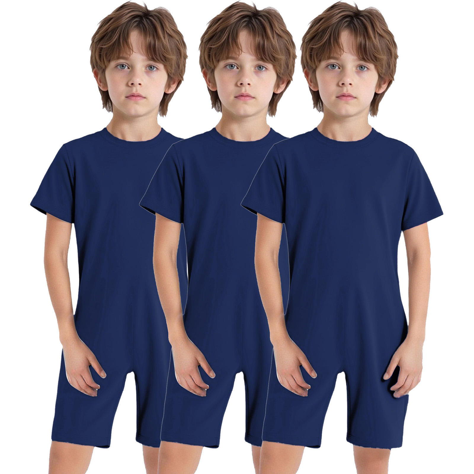 3 個キッズガールズボーイズ特別ニーズアダプティブ衣類綿半袖 - Knee Sleeve Pair のレビューと価格
